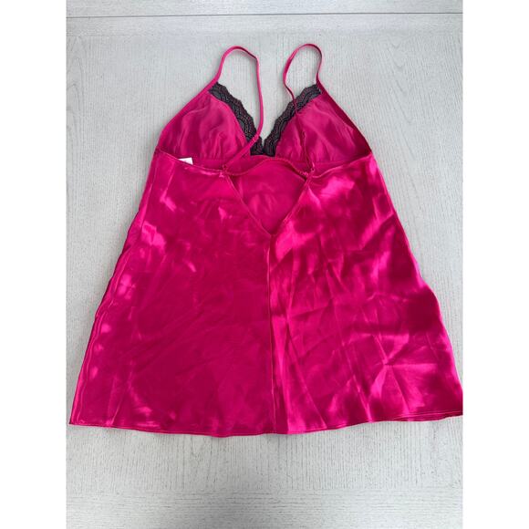 NWT Linea Donatella Lingerie Lace top Hot PInk Barbiecore Bimbocore Girly - Picture 6 of 6
